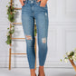 Mid Waist Skinny Jeans