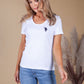 White T-Shirt with Polo Logo