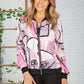 Lilac Picasso Bomber Jacket