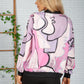 Lilac Picasso Bomber Jacket