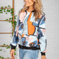 Blue Picasso Bomber Jacket