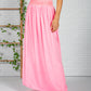 Miami Pink Maxi Skirt