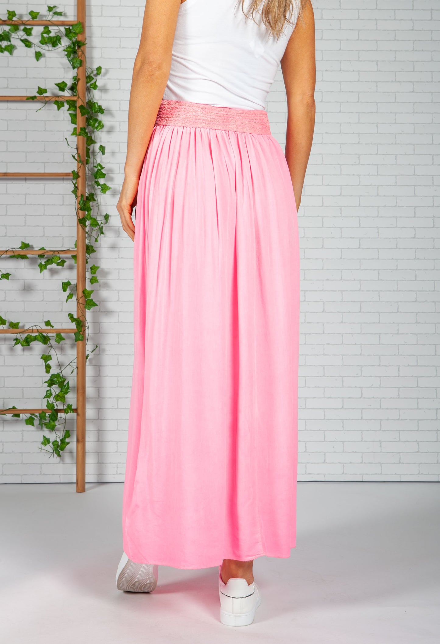 Miami Pink Maxi Skirt