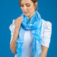 Blue Anchor Print Scarf