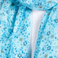 Turquoise Forget Me Not Print scarf