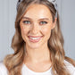 Soft Grey Ruffle Headband-1