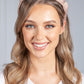 Taupe Ruffle Headband-1