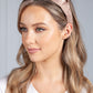 Taupe Ruffle Headband-1