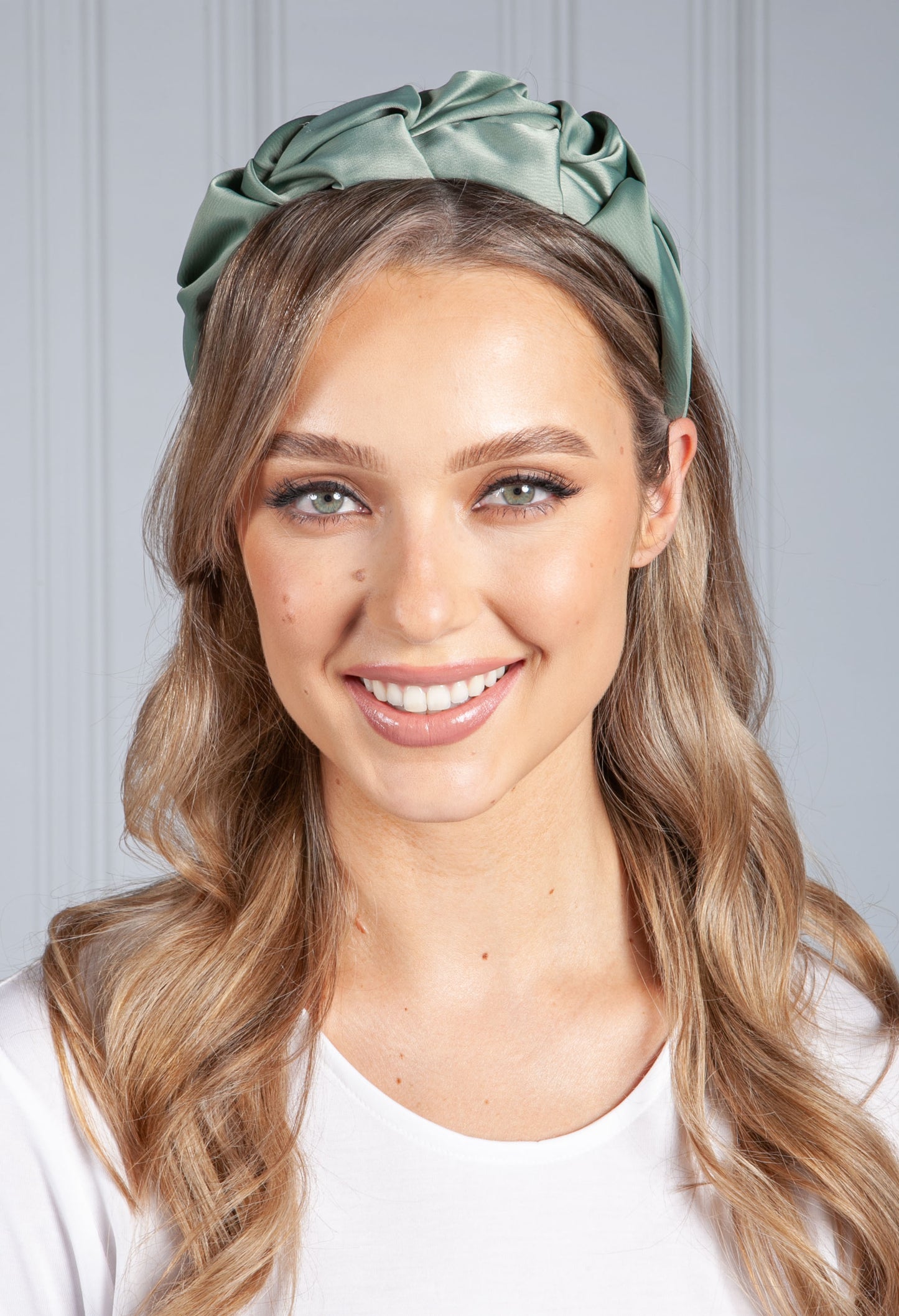 Sage Ruffle Headband-1