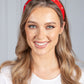 Ruby Red Pearl Headband-1