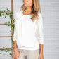 Soft Flowing Shirt in White