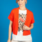 Tangerine Fine Knit Cardigan