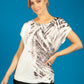 ABSTRACT SAFARI PRINT TOP