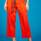 Tangerine Linen Trousers