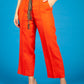 Tangerine Linen Trousers