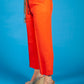 Tangerine Linen Trousers