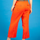 Tangerine Linen Trousers