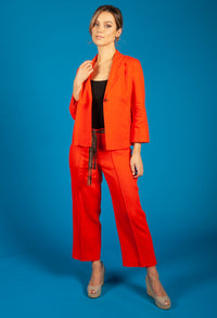 Tangerine Linen Trousers