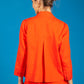 Tangerine Linen Blazer