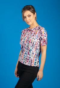 Multi Colour Animal Print Top