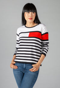 Colour block jumper