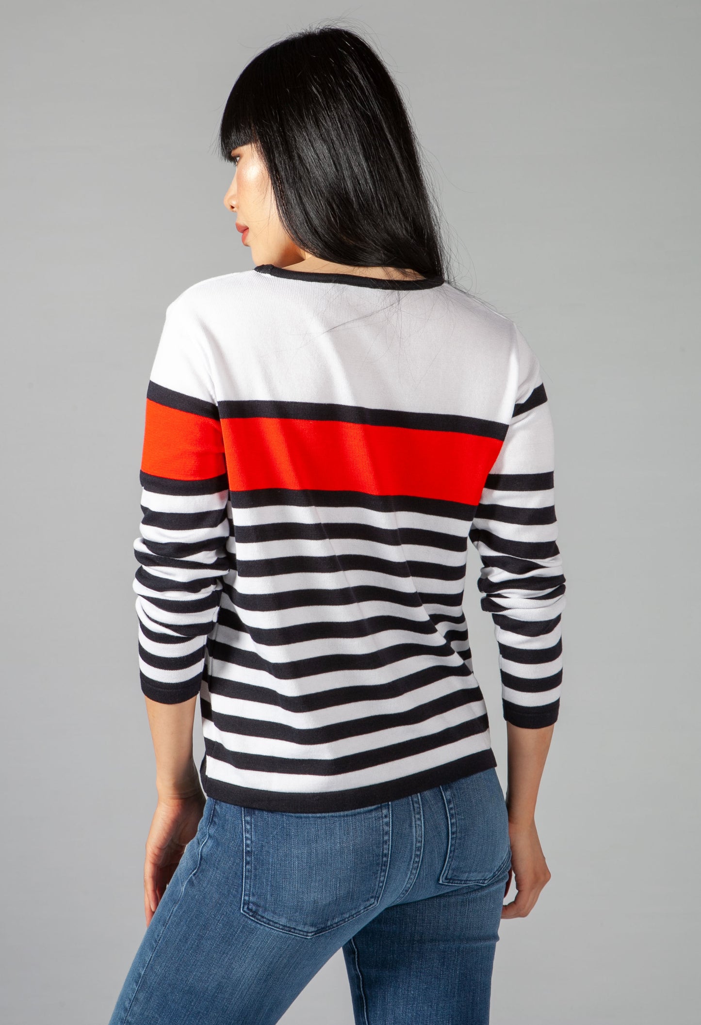 Colour block jumper