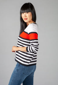 Colour block jumper