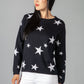 Navy Star Jumper