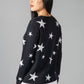 Navy Star Jumper