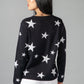 Navy Star Jumper