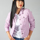 Summer Denim Jacket in Lilac