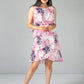 Pink Floral Layered Dress