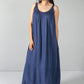 Navy  Relaxed Fit Summer Dress