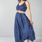 Navy  Relaxed Fit Summer Dress