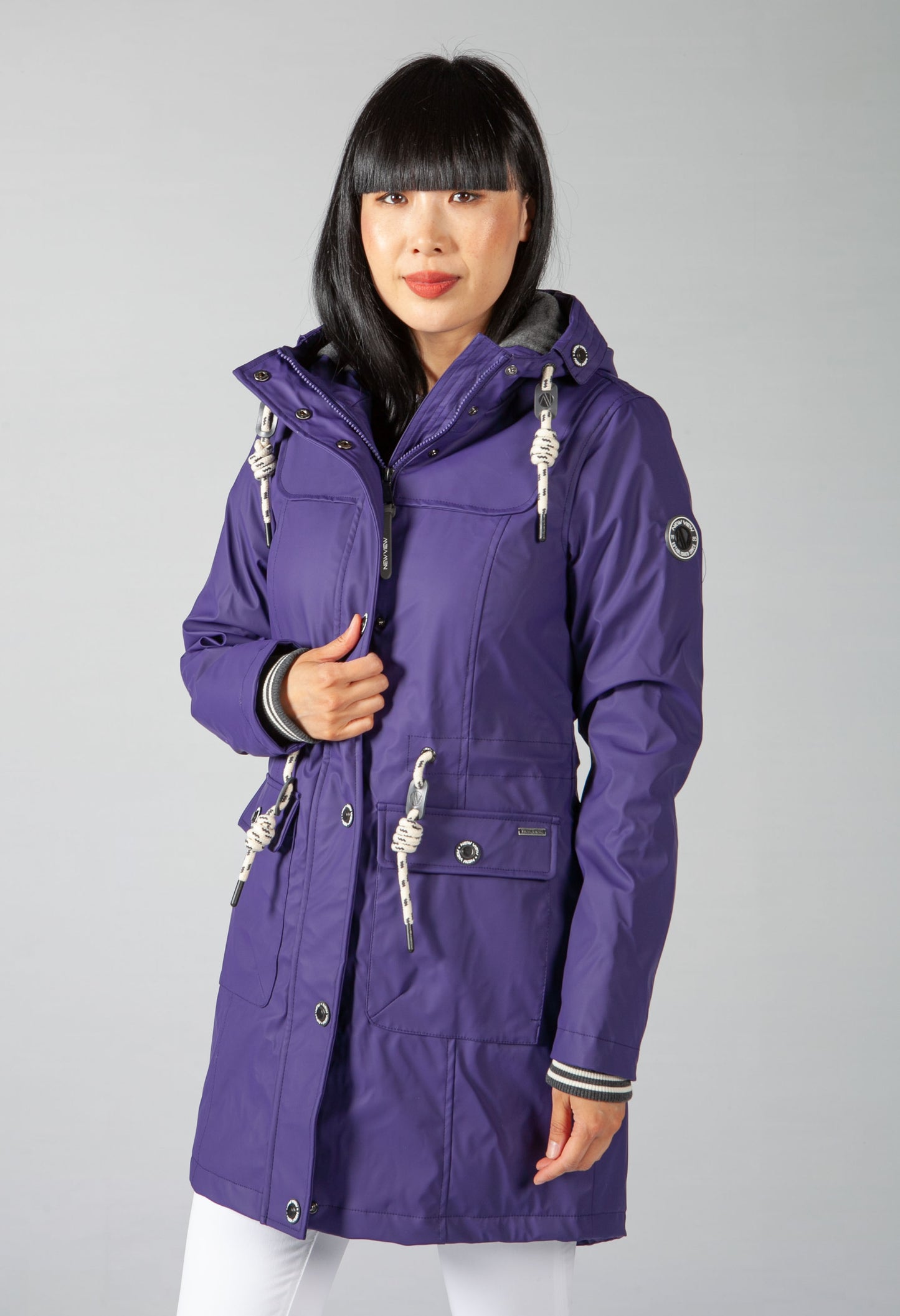 Violet Marine Rain Coat