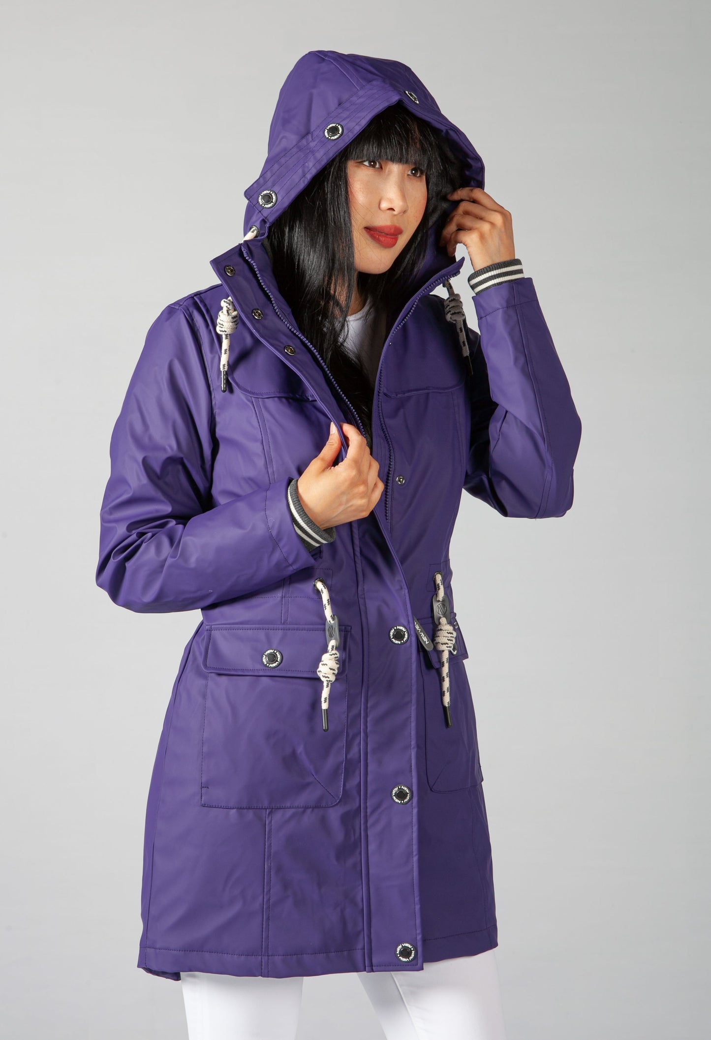 Violet Marine Rain Coat