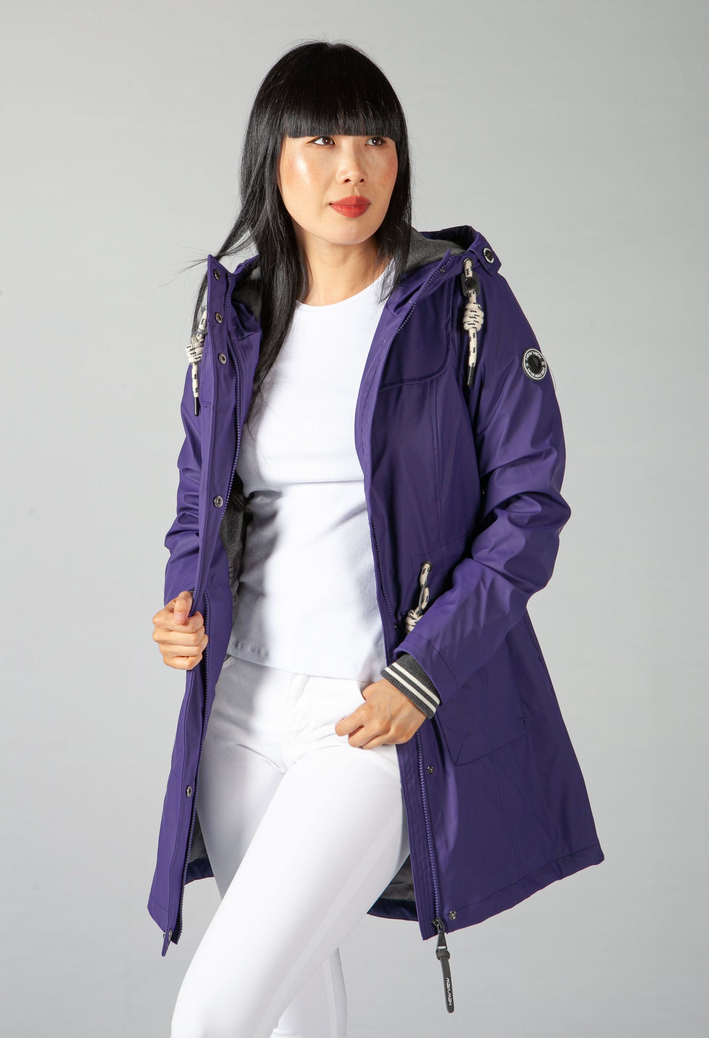 Violet Marine Rain Coat