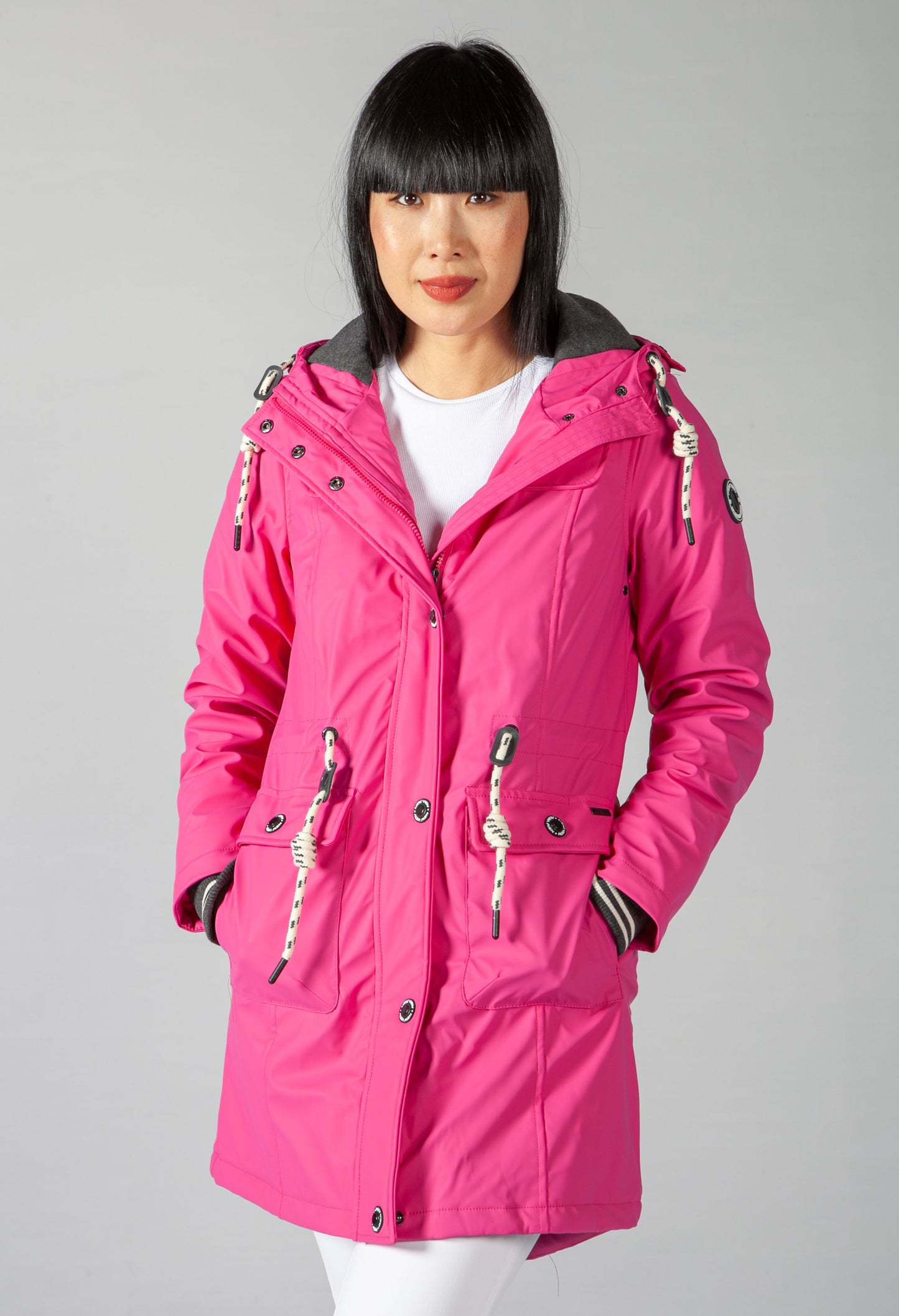 Hot Pink Marine Rain Coat