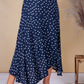 Navy Polka Dot Skirt