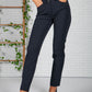 Navy Brenda Slim Leg Trousers