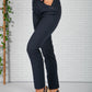 Navy Brenda Slim Leg Trousers