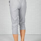 Grey Cropped Capri