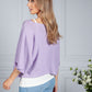 Cotton Summer Pullover in Lilac