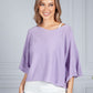 Cotton Summer Pullover in Lilac