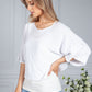 Cotton Summer Pullover in White