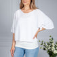 Cotton Summer Pullover in White