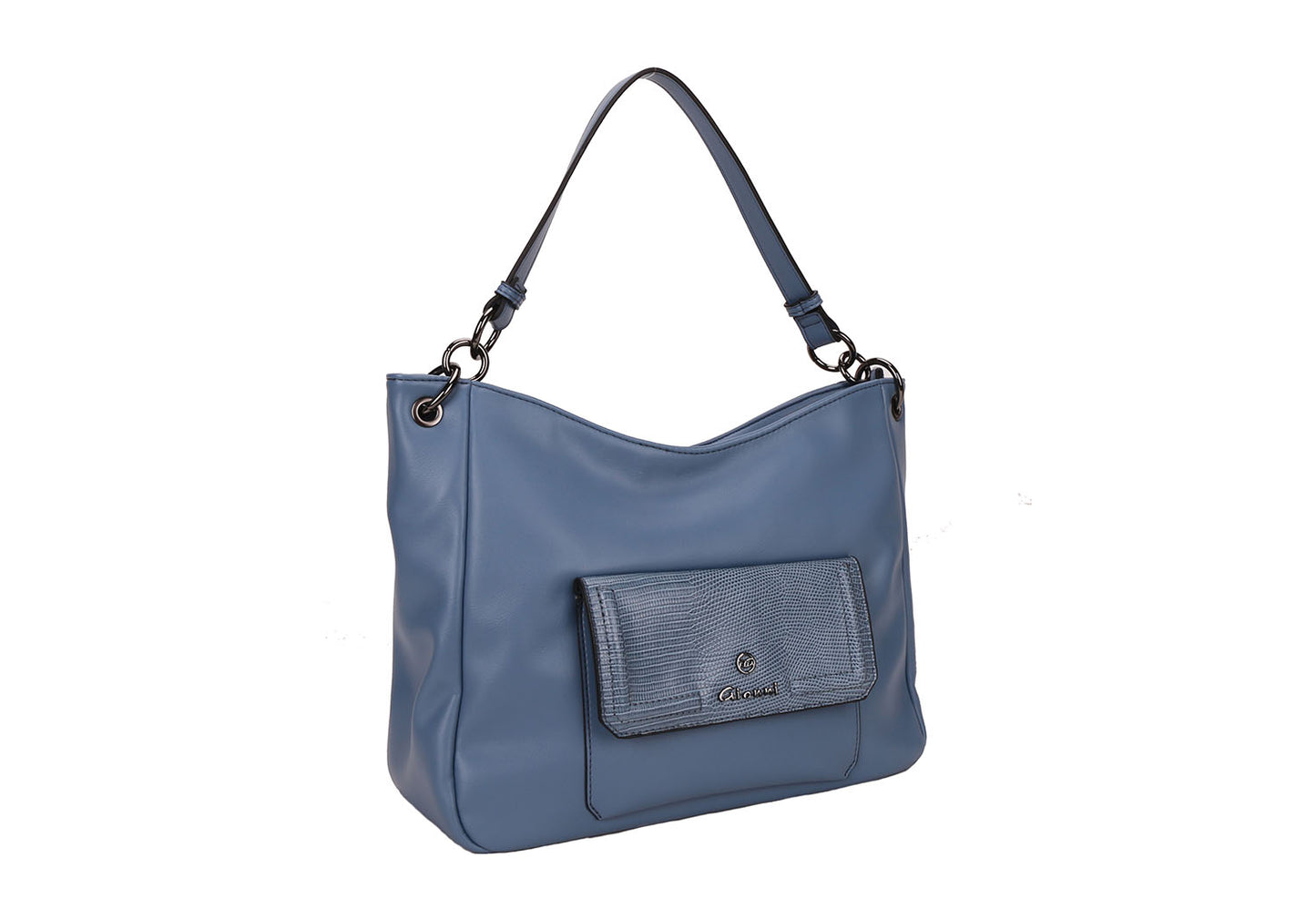 Sea Blue Hobo Bag