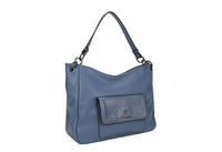 Sea Blue Hobo Bag