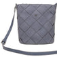 Dusted Blue Weaved Crossbody Bag