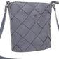 Dusted Blue Weaved Crossbody Bag